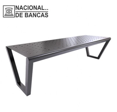 bancas en acero inoxidable