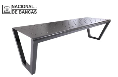 Banca de Acero Inoxidable