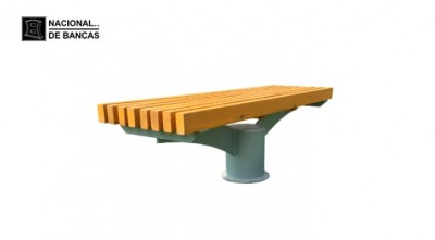 Bancas de Aluminio con Madera