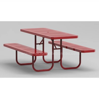 Bancas de Picnic Lámina Multiperforada