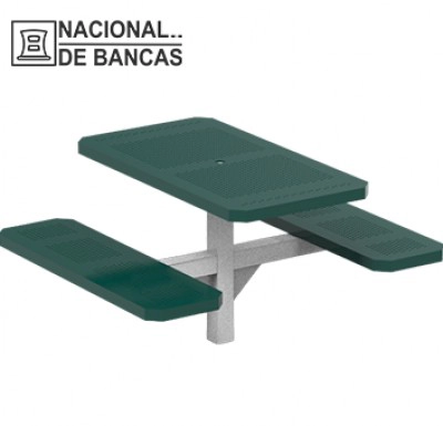 Bancas de Picnic Lámina Multiperforada