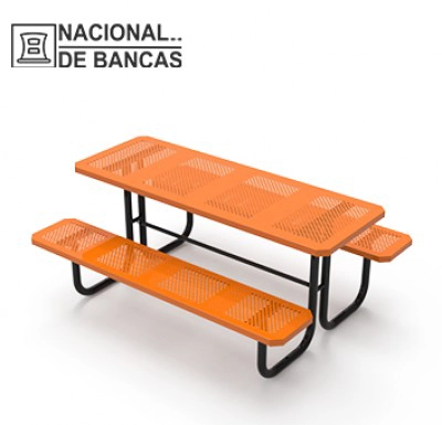 Bancas de Picnic Lámina Multiperforada
