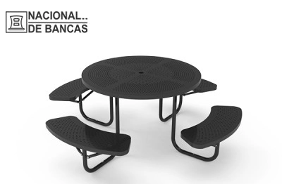 Bancas de Picnic Lámina Multiperforada