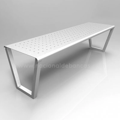 Bancas para jardín de acero inoxidable