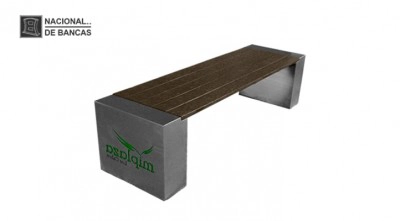 Bancas para jardín de acero inoxidable