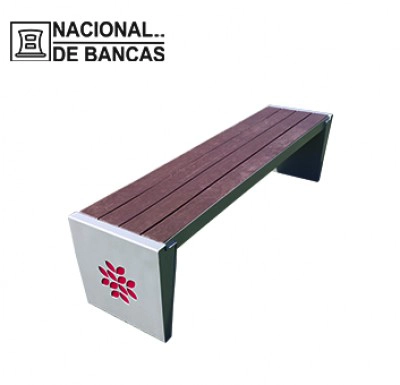 Bancas para Parque en Acero y Plástico