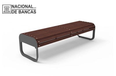Bancas para Parques en Plástico Reciclado