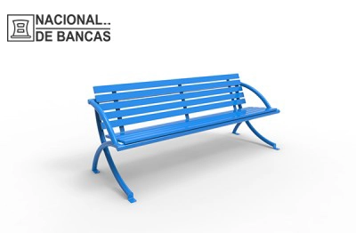 Bancas para Parques en Plástico Reciclado